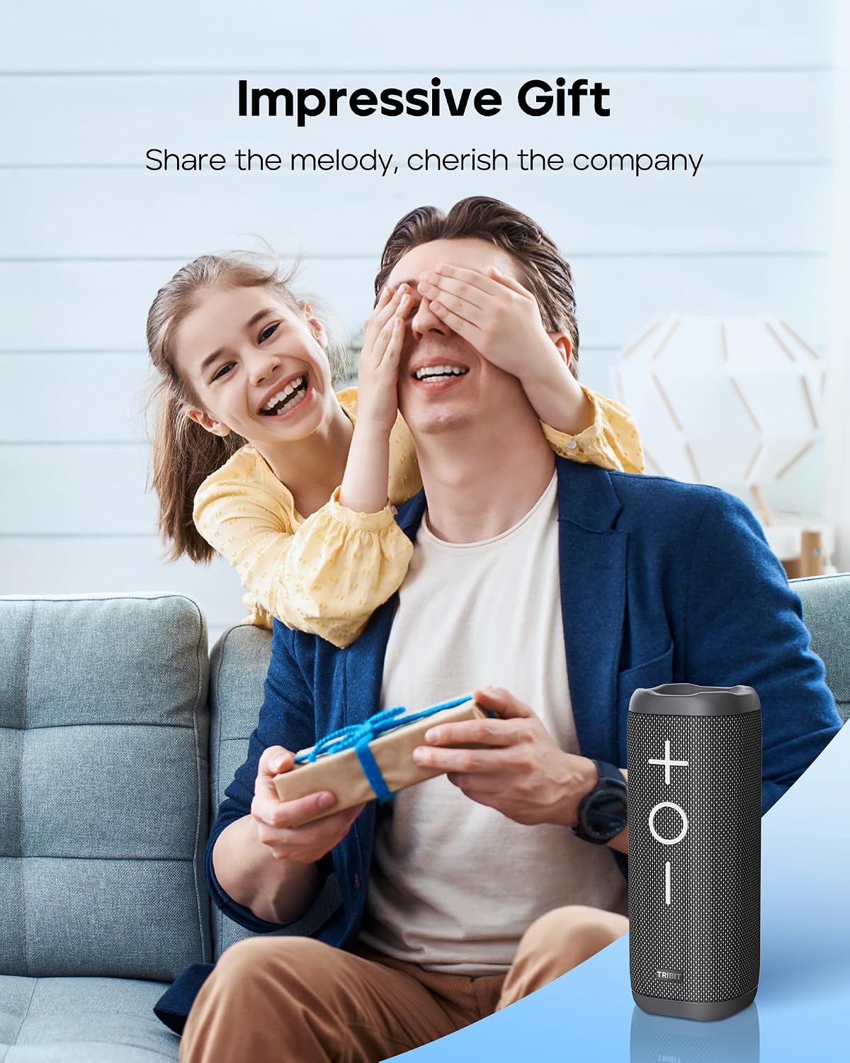 Tribit StormBox 2 Bluetooth Speaker, 34W, 360° Sound, 24H Playtime, Black | IPX7 Waterproof, BT5.3, XBass, Custom EQ, TWS Pairing, Built-in Mic, Portable, Wireless, Outdoor, Home, Beach, Travel, Indoor - Image 9